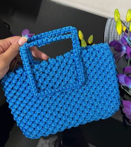 Blue Handbag