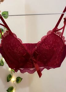 Red Lace Bra