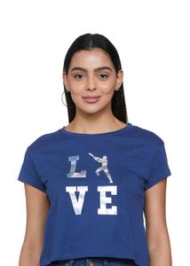 Blue LOVE Graphic Tee