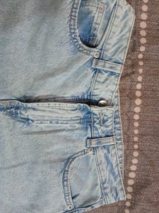 Hnm Flared Light Blue Washed