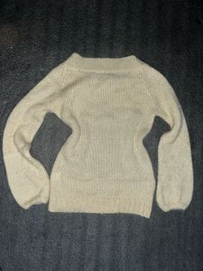 Cream Knit Sweater