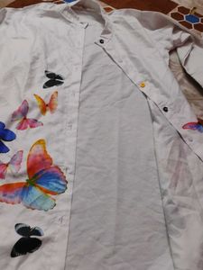Butterfly Print Tunic Top