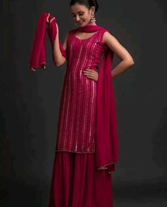 Rose Colour(Pink) Kurta Set