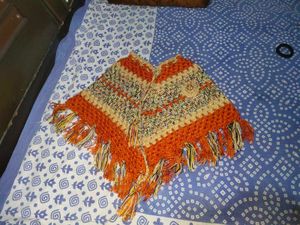 New Kids Winter Wool Handmade Poncho