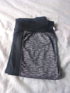 Athletic Leggings - Grey & Black