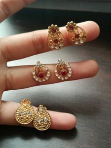 Combo Of 3 Ear Rings