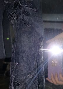 Black Laced Formal Top
