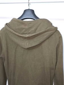 Olive Green Zip Hoodie