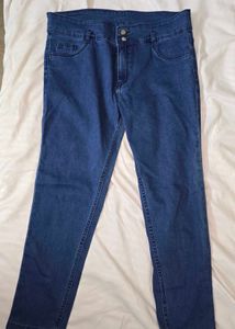 Classic Dark Wash Denim Jeans