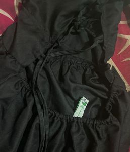 Pretty Black A Line Dress