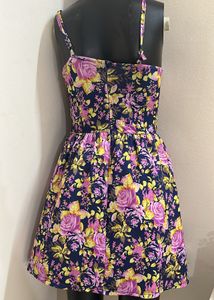 Floral Corset Mini Dress