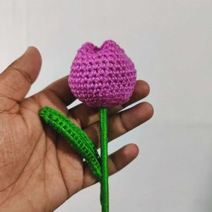 Handmade Crochet Tulip Flower