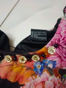 Black Top , Body Con Model( White Frock Free)