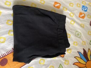 Strechable Black Straight Leg Pants Trouser