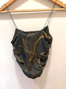 Beautiful Ruched Mesh Top