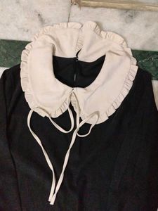 Cute Ruffle Collar Dress