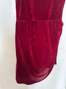SHORT MINI VELVET DRESS