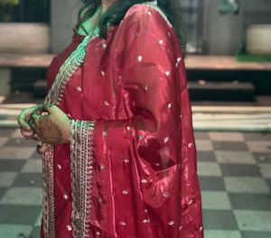 Elegant Red Kurta Set