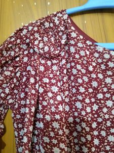 Floral One-Shoulder Top