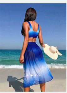 Blue Ombre Bikini Set