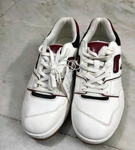 SOLEPLAY WHITE RED GUM SOLE SNEAKERS 41