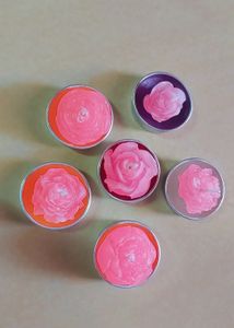 Tea Light Rose Shaped Candle