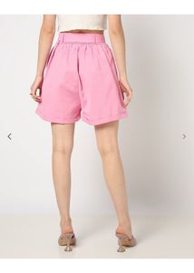 Cotton Shorts with Belt