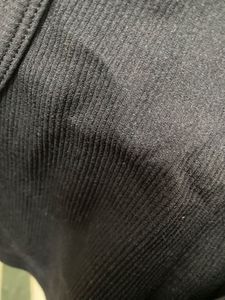 H&amp;M Ribbed Crop Vest Top In Black