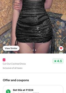 Sparkly Black Bodycon Backless party Dress