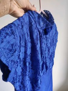 Blue Lace Top