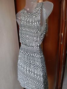 Patterned Mini Dress