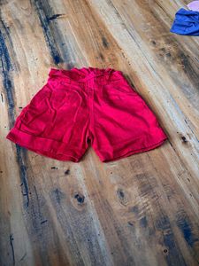 kids Cute Red Shorts