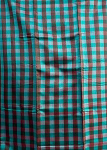 Brand New Trendy Check Saree