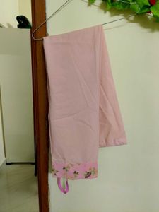 Beautiful Pink Frock With Straight Paint