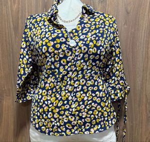Floral Print Women's Shirt