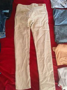 Men&#39;s Beige Casual Pants