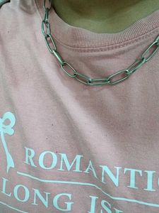 Silver Chain Link Necklace
