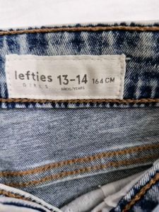 Acid Wash Skinny Jeans 13-14y