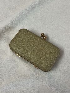 Golden Shimmer Clutch