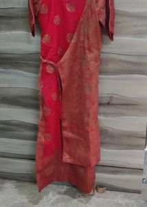 Angrakha Red Kurti
