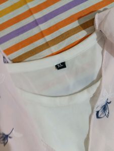 Crop Top With Frill Sleeves