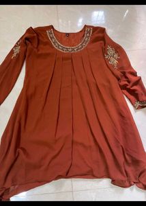 Ethnic Short Kurtha Suit (3 Piece Set )