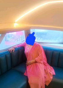Elegant Pink Velvet Suit Set