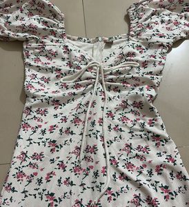 Floral Print Mini Dress