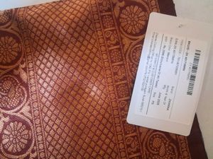 Maroon &amp; Gold Saree
