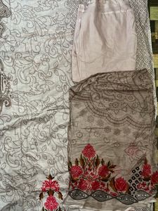 Combo Floral Print Unstitched Fabric