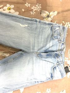 Light Wash Distressed Jeans