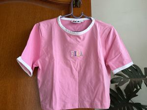 Fila Pink Crop Top