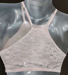 Velvet Halter Bra Top