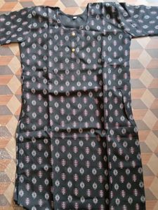 Black Printed Kurti